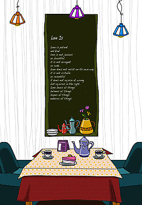 PSD 백그라운드 일러스트 주전자 실내 생활 인테리어 케이크 식당 공간 카페 커피잔 메뉴판 리빙백그라운드 생활공간 안식처 국내일러스트 디자인 커피 주방용품 휴식 디저트 잔 내부 상점 파일형식