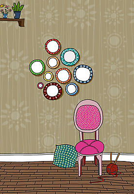 PSD 식물 접시 화분 화초 백그라운드 쿠션 무늬 의자 일러스트 벽지 선반 실내 사람없음 생활 장식 인테리어 공간 바늘 마루 뜨개질 털실 실 데크 리빙백그라운드 생활공간 국내일러스트 식기 디자인 가구 바닥 취미 내부 도구 파일형식