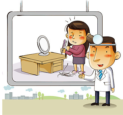 EPS 나무 식물 구름 응시 여자 남자 의자 일러스트 산 슬리퍼 프레임 건강 병원 틀 설명 사람 성인 두명 건물 가로 건강관리 진료 거울 고통 의사 머리빗 가운 의사가운 질병 책상 질병관리 반사경 건강수칙 예시 증상 탈모 성인만 국내일러스트 자연요소 건축물 시선 옷 감정 가구 신발 의학 모션 관리 의료진 미용용품 파일형식 벡터