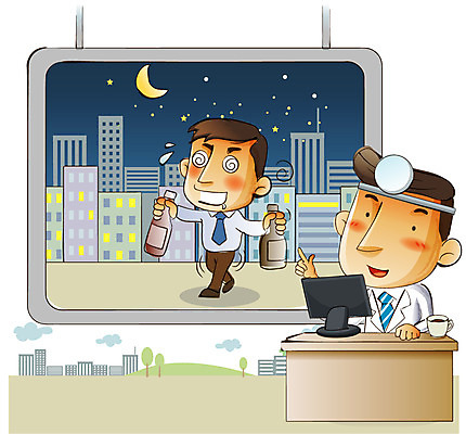 EPS 나무 식물 구름 응시 남자 커피 의자 일러스트 술병 산 프레임 건강 틀 설명 사람 풍경 성인 두명 건물 가로 건강관리 모니터 진료 의사 달 도시 가운 의사가운 질병 야간 커피잔 음주 책상 질병관리 반사경 알코올중독 건강수칙 예시 증상 남자만 성인남자만 성인만 국내일러스트 자연요소 건축물 시선 옷 음료 가구 의학 모션 병_용기 잔 주류 관리 컴퓨터 의료진 중독 파일형식 벡터