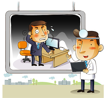 EPS 나무 식물 구름 응시 남자 의자 일러스트 산 스트레스 프레임 건강 병원 피곤 틀 설명 사람 성인 두명 건물 가로 건강관리 모니터 진료 고통 의사 가운 의사가운 직장인 질병 책상 질병관리 문서 파일 반사경 건강수칙 고혈압 과로 빈혈 예시 증상 남자만 성인남자만 성인만 국내일러스트 자연요소 직업 건축물 시선 옷 감정 가구 컨셉 의학 모션 관리 컴퓨터 의료진 파일형식 벡터