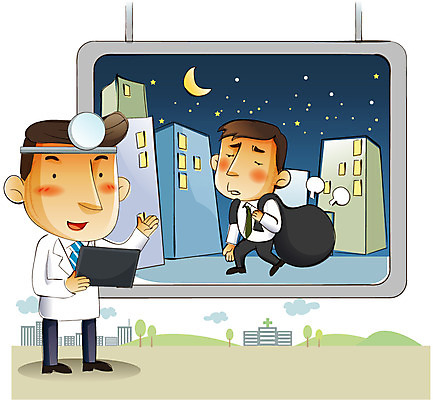 EPS 나무 식물 구름 응시 남자 별 의자 일러스트 산 프레임 건강 병원 피곤 틀 설명 사람 빌딩 성인 두명 건물 가로 건강관리 진료 의사 짐 달 가운 의사가운 직장인 질병 야간 질병관리 야근 반사경 건강수칙 만성피로 봇다리 예시 증상 남자만 성인남자만 성인만 국내일러스트 자연요소 직업 건축물 시선 옷 가구 컨셉 비즈니스 의학 모션 관리 의료진 업무 파일형식 벡터