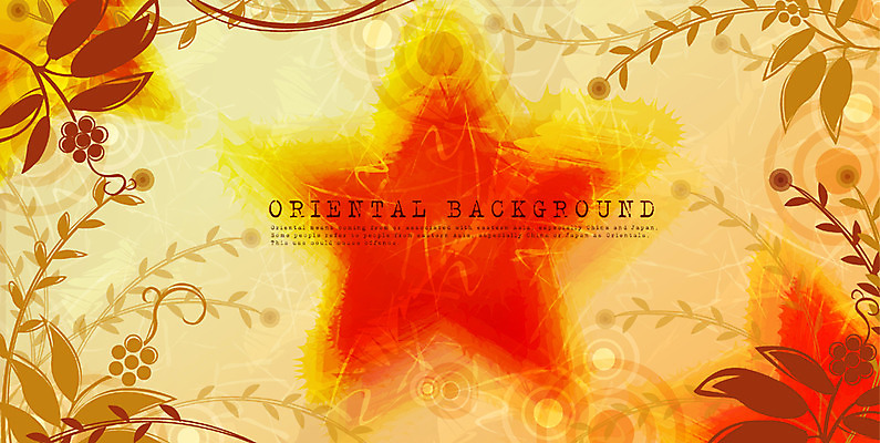 EPS 식물 문양 꽃 실루엣 아시아 별 줄기 백그라운드 무늬 패턴 일러스트 사람없음 가로 오리엔탈 원형 덩굴 신비 국내일러스트 자연요소 도형 나라 컨셉 촬영기법 파일형식 벡터