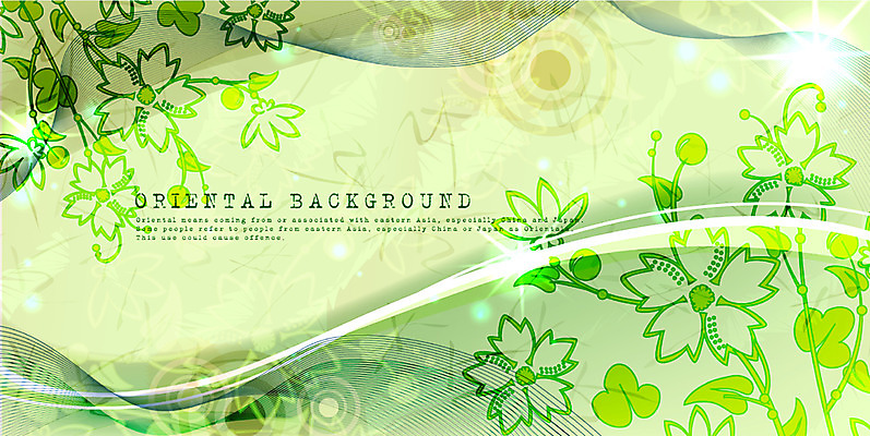 EPS 식물 문양 꽃 실루엣 아시아 줄기 컬러 백그라운드 무늬 꽃무늬 패턴 일러스트 사람없음 가로 초록색 빛 오리엔탈 원형 덩굴 신비 기하학 국내일러스트 도형 나라 컨셉 촬영기법 파일형식 벡터