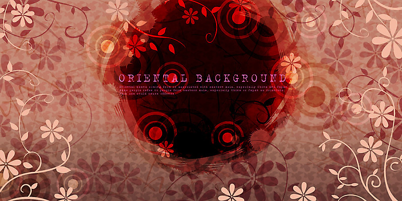 EPS 식물 문양 꽃 실루엣 아시아 줄기 백그라운드 무늬 꽃무늬 패턴 꽃백그라운드 일러스트 사람없음 가로 오리엔탈 원형 덩굴 신비 국내일러스트 도형 나라 컨셉 촬영기법 파일형식 벡터