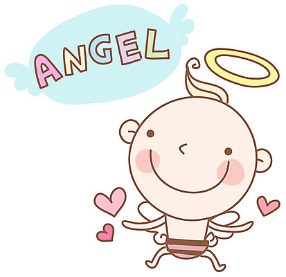 EPS 아이콘 캐릭터 영어 날개 천사 영어교육 한명 사람 단어 하트 아기 아기만 2D아이콘 모양 문자 1 교육 파일형식 벡터