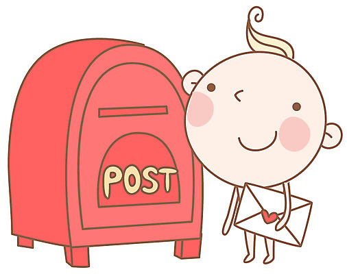 EPS 아이콘 캐릭터 편지봉투 한명 사람 우체통 아기 러브레터 편지 우체국 아기만 2D아이콘 1 봉투 기관 파일형식 벡터