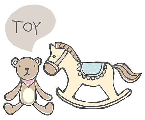 EPS 아이콘 인형 생활용품 곰 사람없음 장난감 놀이용품 곰인형 목마 라인아이콘 오브젝트 흔들목마 2D아이콘 동물 포유류 파일형식 벡터