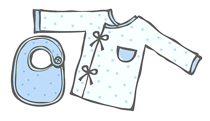 EPS 아이콘 옷 사람없음 아기용품 잠옷 라인아이콘 오브젝트 턱받이 배냇저고리 아이잠옷 2D아이콘 파일형식 벡터