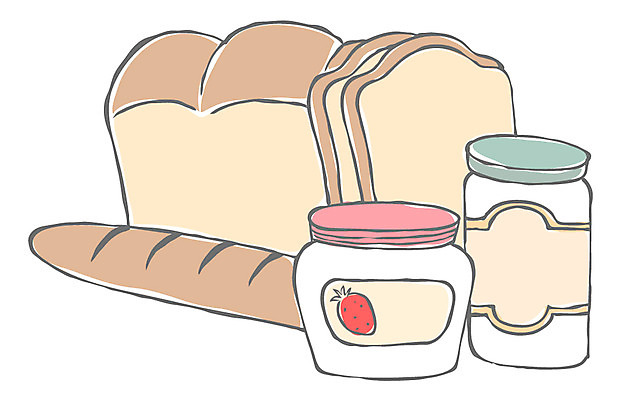 EPS 아이콘 빵 디저트 사람없음 빵집 바게트 잼 식빵 라인아이콘 제빵 딸기잼 2D아이콘 음식 제과제빵 상점 소스_음식 파일형식 벡터