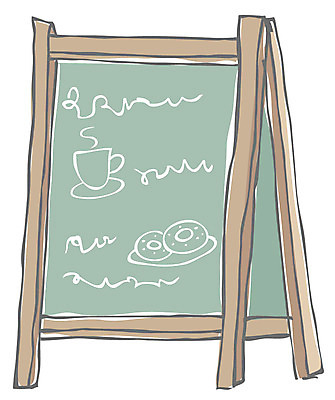 EPS 아이콘 커피 알림판 사람없음 칠판 카페 팻말 표지판 도넛 알림 라인아이콘 오브젝트 2D아이콘 음료 디저트 프레임 상점 파일형식 벡터