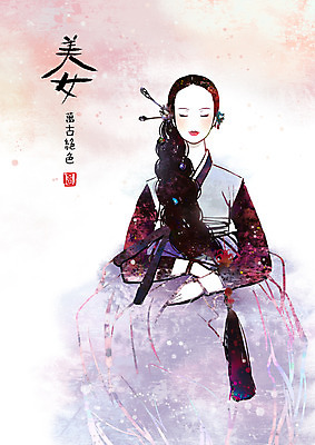 PSD 문자 한국문화 한국전통 전통 여자 백그라운드 일러스트 한명 사람 동양인 상반신 20대 성인 세로 도장 한자 공백 전통의상 한복 미녀 명상 노리개 머리장식 비녀 낙관 그라데이션 여자한복 여자만 여자한명만 성인여자만 청년만 청년여자만 성인한명만 청년여자한명만 성인여자한명만 성인만 국내일러스트 1 동양문화 전통소품 한국 인종 청년 장식 미인 파일형식 헤어액세사리