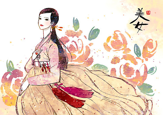 PSD 문자 한국문화 한국전통 전통 여자 백그라운드 무늬 꽃무늬 일러스트 한명 사람 동양인 상반신 20대 성인 가로 도장 한자 공백 전통의상 한복 미녀 노리개 낙관 그라데이션 개량한복 여자한복 여자만 여자한명만 성인여자만 청년만 청년여자만 성인한명만 청년여자한명만 성인여자한명만 성인만 국내일러스트 1 동양문화 꽃 전통소품 한국 인종 청년 미인 파일형식