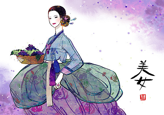 PSD 문자 한국문화 한국전통 전통 여자 열매 백그라운드 과일 일러스트 포도 한명 사람 동양인 상반신 20대 성인 가로 도장 바구니 한자 공백 반지 전통의상 한복 미녀 노리개 비녀 낙관 그라데이션 여자한복 옥반지 여자만 여자한명만 성인여자만 청년만 청년여자만 성인한명만 청년여자한명만 성인여자한명만 성인만 국내일러스트 식물 1 동양문화 장신구 전통소품 한국 인종 청년 미인 옥 파일형식 헤어액세사리