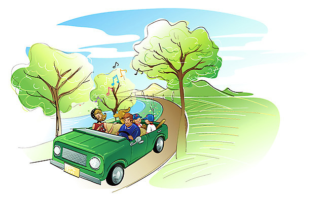 EPS 주간 나무 식물 동물 구름 라이프스타일 여자 남자 딸 행복 도로 길 아들 어린이 여행 일러스트 가족 교통시설 자동차 하늘 엄마 산 사람 소녀 소년 초원 여러명 야외 강 소풍 드라이브 운전 빈티지 아빠 개 강아지 오픈카 국내일러스트 자연요소 감정 육상교통 다수 교통 컨셉 포유류 관계 모션 승용차 생활 반려동물 야외활동 시설 파일형식 벡터