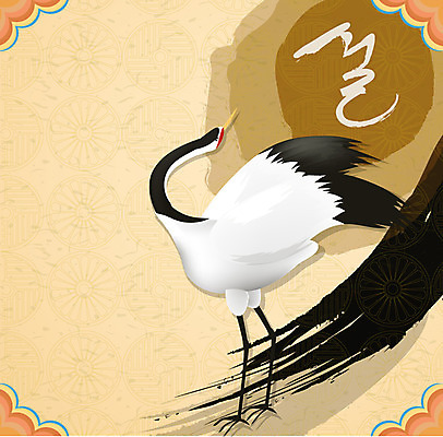 EPS 동물 템플릿 문자 척추동물 명절 문장 무늬 패턴 카드템플릿 조류 붓터치 근하신년 새해 한국 한글 사람없음 가로 설날 전통무늬 전통문양 한자 학 새해인사 인사말 연하장 엽서 이미지템플릿 카드프레임 전통 문양 기념일 아시아 카드_감사 프레임 인사 편지 파일형식 벡터