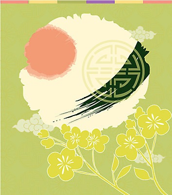 EPS 식물 템플릿 문자 기호 명절 꽃 실루엣 문장 카드템플릿 붓터치 새해 한국 한글 사람없음 세로 설날 태양 전통무늬 전통문양 새해인사 인사말 연하장 엽서 구름문양 이미지템플릿 카드프레임 자연요소 전통 문양 기념일 아시아 무늬 카드_감사 프레임 촬영기법 인사 편지 파일형식 벡터 구름_자연