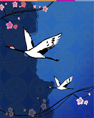 EPS 식물 동물 템플릿 문자 척추동물 명절 꽃 문장 무늬 패턴 카드템플릿 조류 새해 한국 한글 사람없음 세로 설날 전통무늬 전통문양 학 새해인사 비행 인사말 연하장 매화 엽서 이미지템플릿 카드프레임 전통 문양 기념일 아시아 카드_감사 프레임 인사 편지 파일형식 벡터