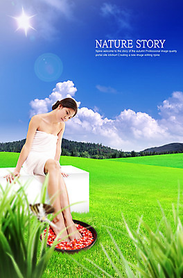 PSD 서양인 외국인 식물 구름 편집 편집이미지 웰빙 여자 백그라운드 자연 하늘 한명 사람 잔디 초원 20대 성인 세로 수건 햇빛 태양 목욕 풀 숲 언덕 합성 족욕 대아 여자만 여자한명만 성인여자만 청년만 청년여자만 성인한명만 청년여자한명만 성인여자한명만 성인만 이미지편집 자연요소 1 인종 청년 위생용품 청결 생태계 파일형식