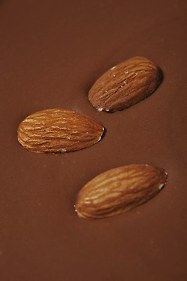 포토 JPG 스튜디오촬영 식물 기념일 백그라운드 디저트 실내 발렌타인데이 이벤트 근접촬영 사람없음 장식 세로 초콜릿 견과류 세개 아몬드 초코시럽 퐁듀 국내포토 음식 뷰포인트 데이이벤트 3 내부 시럽 파일형식