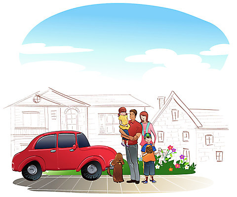 EPS 주간 식물 구름 라이프스타일 건축물 여자 남자 꽃 딸 행복 아들 어린이 여행 꽃밭 일러스트 가족 승용차 자동차 하늘 엄마 주택 사람 소녀 소년 여러명 야외 건물 소풍 정원 화목 빈티지 아빠 국내일러스트 자연요소 건축 감정 육상교통 다수 컨셉 관계 생활 야외활동 파일형식 벡터