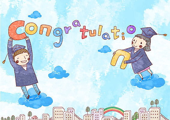 PSD 나무 식물 구름 문자 학생 알파벳 영어 여학생 여자 교육 남자 남학생 무지개 일러스트 학사모 졸업 교과목 청소년 졸업식 졸업생 영어교육 사람 두명 건물 10대 가로 단어 계단 축하 졸업가운 십대만 국내일러스트 자연요소 모자_잡화 건축물 컨셉 가운 파일형식