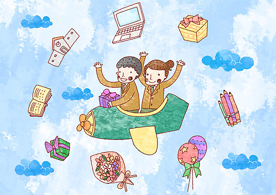 PSD 구름 학생 여학생 여자 교육 남자 교복 남학생 꽃다발 일러스트 학교 청소년 문구용품 선물 사람 두명 건물 10대 책 가로 선물상자 노트북 컴퓨터 상자 필기구 연필 비행 입학 신입생 경비행기 풍선 입학생 십대만 국내일러스트 자연요소 건축물 옷 꽃 학용품 비행기 전자제품 오브젝트 파일형식