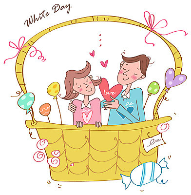 EPS 커플 옷 여자 기념일 남자 데이트 일러스트 화이트데이 사탕 사랑 사람 이벤트 20대 성인 두명 캐주얼 바구니 하트 커플티 사탕바구니 풍요 청년만 성인만 국내일러스트 모양 감정 컨셉 관계 데이이벤트 디저트 청년 커플룩 파일형식 벡터