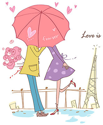 EPS 커플 원피스 여자 남자 꽃다발 데이트 일러스트 우산 난간 키스 사랑 사람 20대 성인 두명 캐주얼 탑 하트 청년만 성인만 국내일러스트 모양 건축물 옷 꽃 감정 관계 청년 애정표현 파일형식 벡터