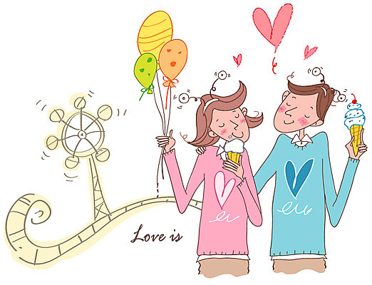 EPS 커플 옷 여자 남자 음식 데이트 일러스트 아이스크림 디저트 사랑 사람 20대 성인 두명 캐주얼 기찻길 놀이공원 하트 커플티 대관람차 풍선 상업시설 청년만 성인만 국내일러스트 모양 감정 관계 청년 테마파크 놀이기구 시설 커플룩 상업 파일형식 벡터