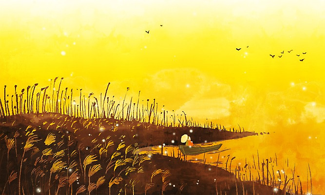 주간 PSD 사계절 계절 호수 백그라운드 일러스트 자연 조류 갈대 한명 사람 풍경 야외 물 강 가을 풀 나룻배 갈대밭 철새 갈대숲 선박 가을배경 국내일러스트 자연요소 식물 동물 1 수상교통 배_교통 숲 생태계 파일형식 가을_계절 갈대_식물