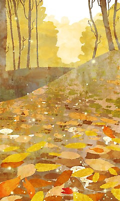 주간 PSD 나무 사계절 계절 백그라운드 단풍 낙엽 일러스트 자연 단풍나무 풍경 사람없음 야외 가을 숲 오솔길 가을배경 국내일러스트 자연요소 식물 길 잎 생태계 파일형식 가을_계절