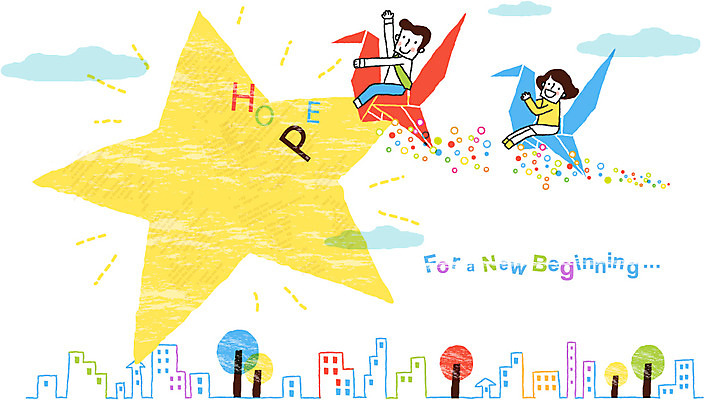 EPS 주간 나무 식물 구름 여자 남자 별 일러스트 하늘 새출발 새로움 희망프로젝트 사람 풍경 야외 두명 희망 꿈 비행 도시 직장인 비즈니스맨 사회이슈 시작 긍정 새출발프로젝트 종이학 국내일러스트 자연요소 직업 감정 컨셉 비즈니스 출발 종이접기 파일형식 벡터