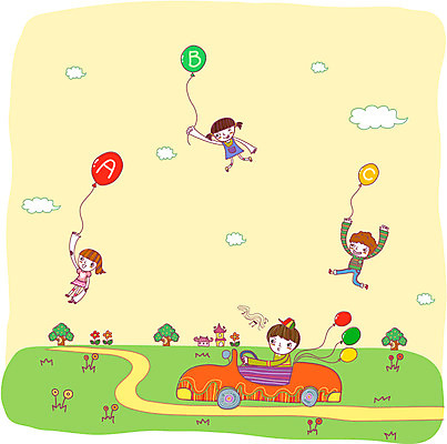 EPS 주간 나무 식물 구름 알파벳 영어 여자 어린이교육 교육 남자 꽃 길 초등학생 어린이 일러스트 교과목 상상 자동차 주택 영어교육 사람 소녀 소년 잔디 초원 여러명 야외 판타지 공상 풍선 어린이만 국내일러스트 자연요소 문자 학생 육상교통 다수 건물 파일형식 벡터