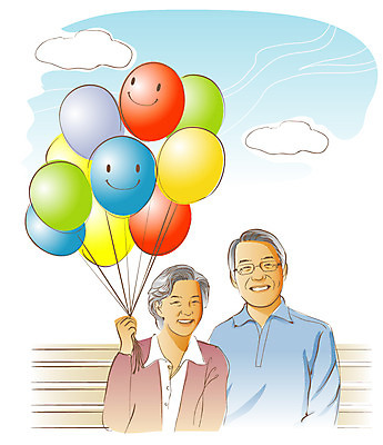 EPS 주간 구름 라이프스타일 부부 여자 할아버지 노년 남자 할머니 벤치 일러스트 하늘 휴식 미소 웃음 들기 사람 앉기 상반신 성인 취미 야외 두명 라이프 실버라이프 노후 노부부 놀이공원 실버 외출 풍선 상업시설 노인만 성인만 국내일러스트 자연요소 커플 컨셉 의자 모션 표정 생활 테마파크 시설 상업 파일형식 벡터