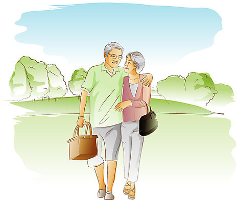 EPS 주간 전신 나무 식물 라이프스타일 부부 공원 공공시설 여자 할아버지 노년 남자 할머니 일러스트 어깨동무 미소 웃음 사람 성인 취미 야외 두명 라이프 실버라이프 노후 소풍 바구니 걷기 노부부 핸드백 실버 외출 노인만 성인만 국내일러스트 자연요소 커플 포즈 가방 모션 표정 생활 야외활동 시설 파일형식 벡터