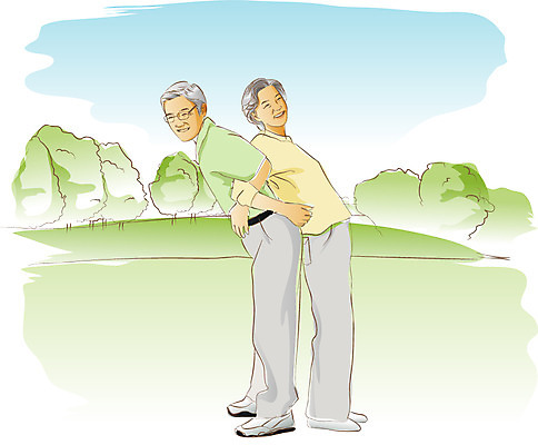 EPS 주간 전신 나무 식물 라이프스타일 부부 공원 공공시설 여자 할아버지 노년 남자 할머니 일러스트 건강 서기 미소 웃음 사람 성인 취미 야외 두명 라이프 실버라이프 노후 운동 노부부 등맞대기 실버 생활체조 체조 커플체조 노인만 성인만 국내일러스트 자연요소 커플 모션 표정 생활 시설 파일형식 벡터