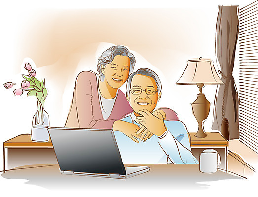 EPS 라이프스타일 부부 여자 할아버지 노년 남자 할머니 일러스트 휴식 조명 잔 실내 미소 웃음 사람 상반신 성인 취미 두명 라이프 컵 노트북 실버라이프 노후 꽃병 노부부 스탠드 커튼 실버 서재 노인만 성인만 국내일러스트 식기 커플 꽃 컨셉 표정 내부 생활 전자제품 파일형식 벡터