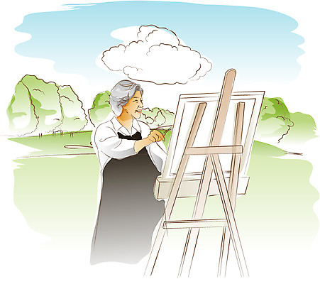 EPS 주간 나무 식물 구름 라이프스타일 응시 여자 노년 할머니 일러스트 하늘 미술 한명 서기 들기 사람 성인 취미 야외 라이프 실버라이프 노후 앞치마 미술도구 붓 그리기 실버 숲 이젤 그림 캔버스 성인여자한명만 노인만 노인여자만 노인여자한명만 국내일러스트 자연요소 1 시선 모션 문화예술 생활 오브젝트 여자만 여자한명만 성인여자만 성인만 파일형식 벡터