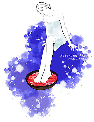 EPS 전신 우먼라이프 라이프스타일 웰빙 여자 꽃잎 백그라운드 일러스트 휴식 건강 한명 사람 앉기 20대 성인 취미 라이프 생활 청춘 수건 뷰티 건강관리 모던 족욕 발씻기 청년만 청년여자만 청년여자한명만 성인여자한명만 국내일러스트 1 꽃 컨셉 모션 관리 청년 위생용품 여자만 여자한명만 성인여자만 성인만 파일형식 벡터