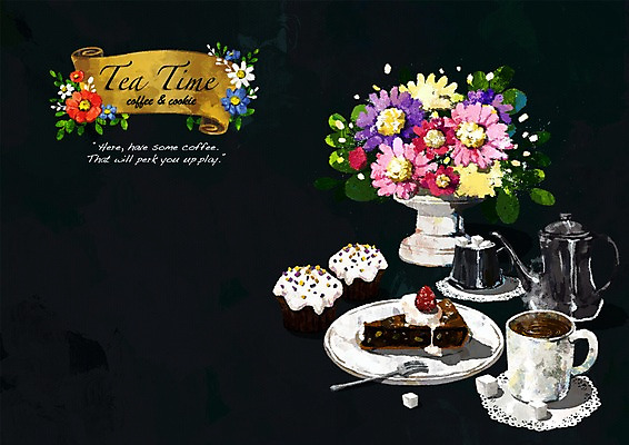 PSD 식물 접시 꽃 화분 커피 음식 빵 백그라운드 포크 일러스트 딸기 주전자 티타임 아이스크림 디저트 사람없음 장식 케이크 꽃병 머그컵 조각케이크 커피잔 각설탕 컵받침 제빵 머핀 초크일러스트 초크아트 초코케이크 국내일러스트 식기 음료 과일 주방용품 휴식 잔 컵 제과제빵 설탕 받침대 그림 파일형식