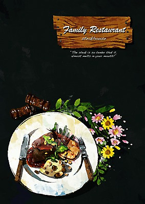 PSD 식물 접시 꽃 음식 백그라운드 포크 일러스트 새우 서양음식 육류 스테이크 요리 사람없음 장식 레스토랑 패밀리레스토랑 팻말 나이프 초크일러스트 초크아트 후추 감자샐러드 콘샐러드 국내일러스트 식기 식재료 프레임 갑각류 식당 샐러드 칼 향신료 그림 파일형식