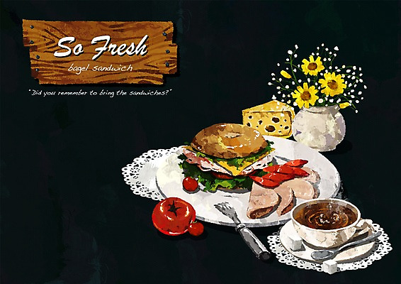 PSD 식물 접시 꽃 화분 커피 음식 백그라운드 포크 토마토 과일 일러스트 치즈 서양음식 샌드위치 요리 사람없음 장식 꽃병 팻말 커피잔 찻잔 티스푼 각설탕 컵받침 햄 초크일러스트 초크아트 베이글 베이글샌드위치 국내일러스트 식기 음료 빵 채소 잔 유제품 프레임 육류 숟가락 설탕 받침대 그림 파일형식