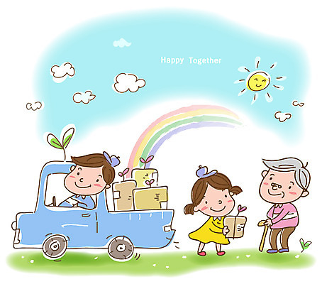 EPS 주간 구름 여자 할아버지 노년 남자 행복 무지개 일러스트 자동차 지팡이 사랑 사람 야외 세명 태양 새싹 희망 트럭 짐 화물 봉사 사회 자원봉사자 사회이슈 사회복지 복지 배송 택배 소포 사회복지사 노인만 성인만 국내일러스트 자연요소 식물 직업 감정 육상교통 컨셉 성인 운송업 도움 공동체 파일형식 벡터