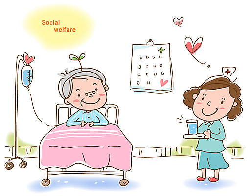 EPS 여자 할아버지 노년 남자 행복 일러스트 쟁반 실내 병원 사랑 사람 두명 치료 물 희망 환자 간호사 달력 하트 침대 봉사 사회 자원봉사자 링거 사회이슈 사회복지 복지 사회복지사 의료봉사 노인만 성인만 국내일러스트 자연요소 모양 직업 감정 가구 컨셉 의학 의료기기 성인 내부 의료진 도움 공동체 파일형식 벡터