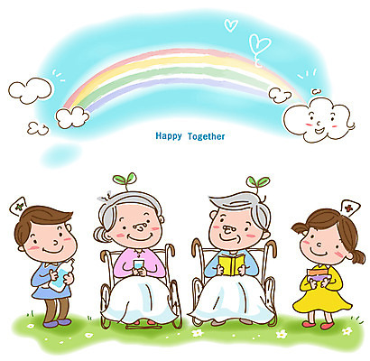 EPS 주간 구름 여자 할아버지 노년 남자 행복 할머니 음료 무지개 일러스트 사랑 사람 여러명 야외 치료 책 컵 물 독서 노부부 희망 환자 간호사 봉사 사회 자원봉사자 사회이슈 사회복지 복지 휠체어 사회복지사 의료봉사 노인만 성인만 국내일러스트 자연요소 직업 식기 부부 감정 다수 컨셉 의학 성인 의료진 도움 공동체 파일형식 벡터