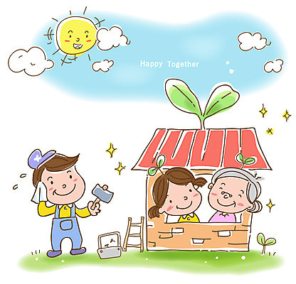 EPS 주간 구름 여자 노년 남자 행복 할머니 어린이 일러스트 사다리 창문 하늘 주택 사랑 사람 소녀 야외 건물 세명 수건 태양 새싹 희망 공구 봉사 사회 엔지니어 수리 자원봉사자 망치 공구함 사회이슈 사회복지 복지 땀 사회복지사 국내일러스트 자연요소 식물 직업 건축물 감정 컨셉 성인 위생용품 도구 도움 기술자 공동체 파일형식 벡터