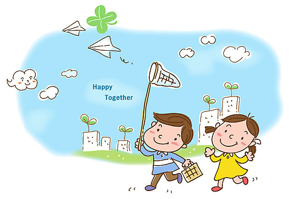 EPS 주간 구름 여자 남자 행복 어린이 일러스트 하늘 사랑 사람 소녀 빌딩 소년 야외 두명 건물 새싹 희망 봉사 사회 네잎클로버 자원봉사자 사회이슈 사회복지 복지 종이비행기 곤충채집 채집망 사회복지사 어린이만 국내일러스트 자연요소 식물 직업 건축물 감정 곤충 컨셉 도움 클로버 수집 종이접기 공동체 파일형식 벡터