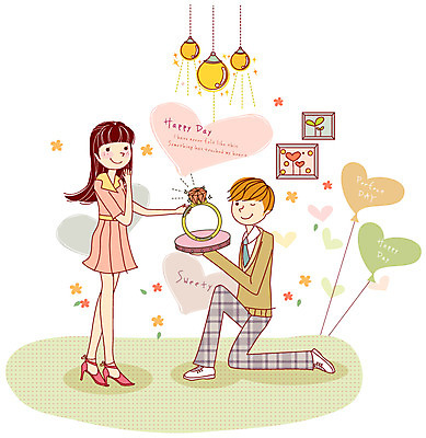 EPS 커플 여자 남자 행복 감정 액자 프로포즈 데이트 일러스트 장신구 전등 조명 선물 사랑 서기 웃음 사람 이벤트 두명 빛 다정 하트 반지 보석 다이아몬드 연애 풍선 다이아몬드반지 국내일러스트 모양 컨셉 관계 모션 표정 광석 파일형식 벡터