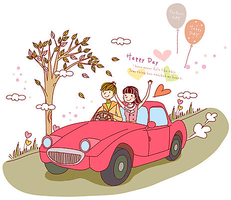 EPS 나무 식물 구름 커플 여자 남자 꽃 행복 감정 도로 길 데이트 일러스트 교통시설 승용차 자동차 바람 나뭇잎 사랑 웃음 사람 앉기 이벤트 두명 다정 만세 드라이브 운전 하트 풀 연애 풍선 국내일러스트 자연요소 모양 육상교통 교통 컨셉 잎 관계 모션 날씨 표정 시설 파일형식 벡터